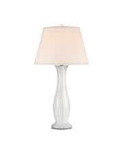 Penna Table Lamp in Light Gray / Off-White