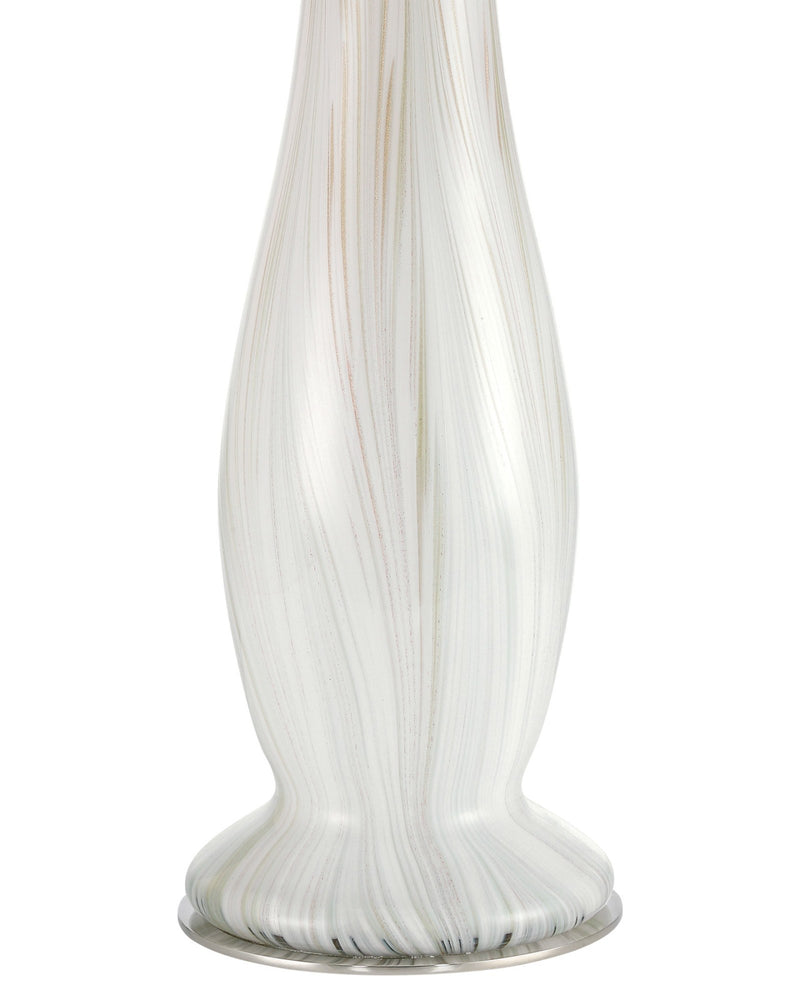 Penna Table Lamp in Light Gray / Off-White