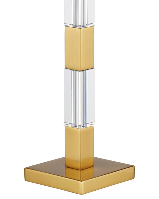 Toshiro Table Lamp in Clear / Satin Brass