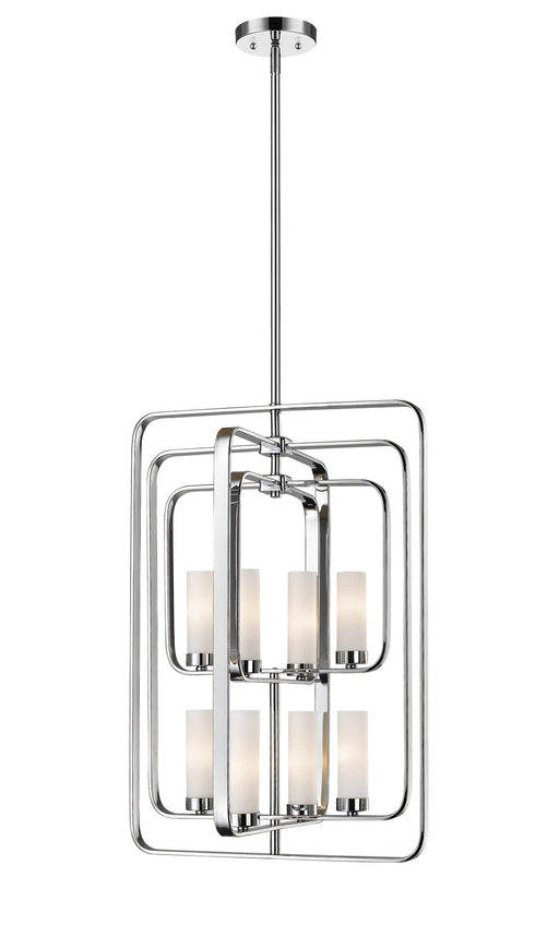 Aideen 8 Light 19.75" Chandelier in Chrome