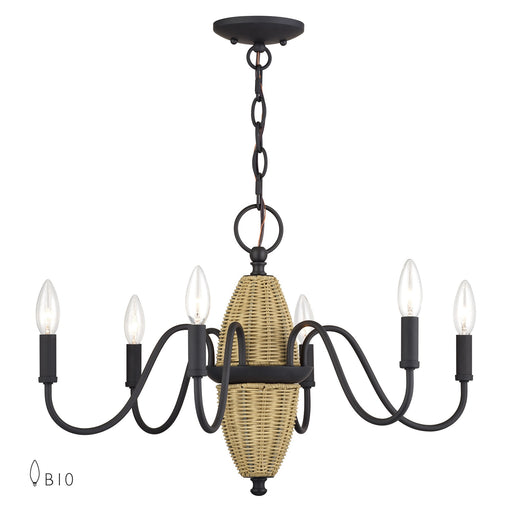 Laurelin 6-Light Chandelier in Bronze