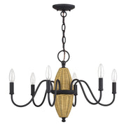 Laurelin 6-Light Chandelier in Bronze