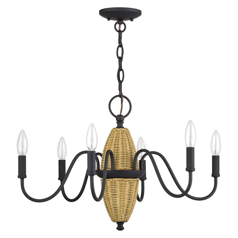 Laurelin 6-Light Chandelier in Bronze