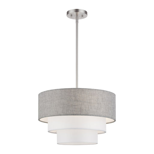 Brookmeade 3-Light Chandelier in Brushed Nickel