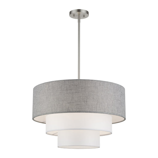 Brookmeade 4-Light Chandelier in Brushed Nickel