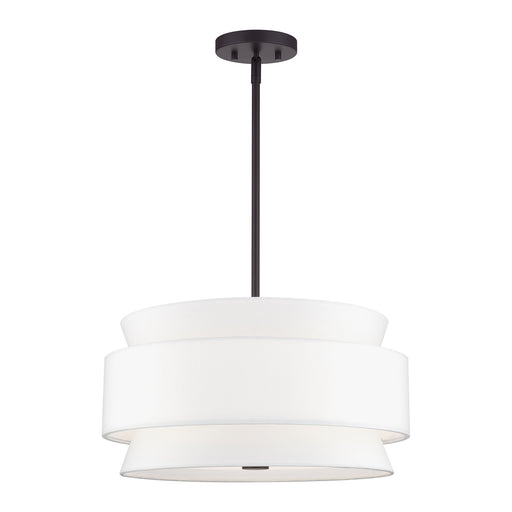 Fontana 4-Light Chandelier in Bronze