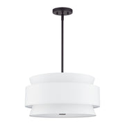 Fontana 4-Light Chandelier in Bronze