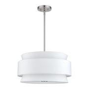 Fontana 4-Light Chandelier in Brushed Nickel