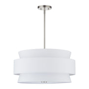 Fontana 5-Light Chandelier in Brushed Nickel