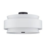 Fontana 5-Light Semi-Flush Mount in Bronze