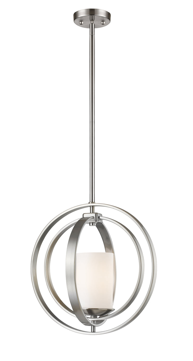 Ashling 1 Light 14.13" Pendant in Brushed Nickel