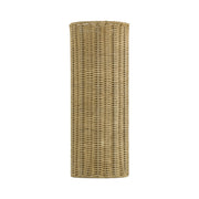 Weavington 2-Light Half Cylinder ADA Wall Sconce in Antique Gold Leaf