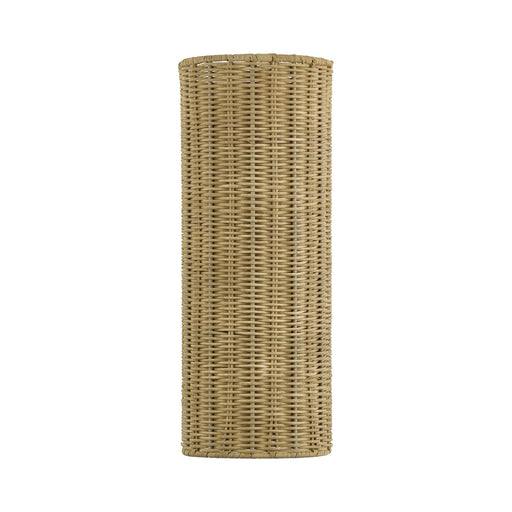 Weavington 2-Light Half Cylinder ADA Wall Sconce in Antique Gold Leaf