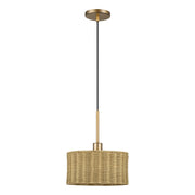 Weavington Pendant in Antique Gold Leaf