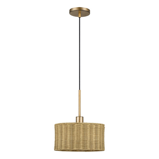 Weavington Pendant in Antique Gold Leaf