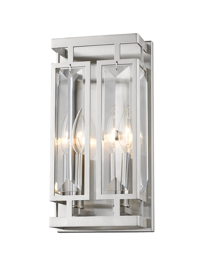 Mersesse 2 Light 6" Wall Sconce in Brushed Nickel