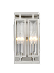 Mersesse 2 Light 6" Wall Sconce in Brushed Nickel