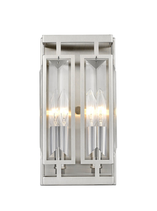 Mersesse 2 Light 6" Wall Sconce in Brushed Nickel