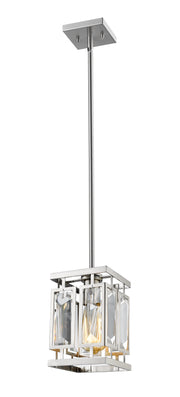 Mersesse 1 Light 6.5" Pendant in Brushed Nickel