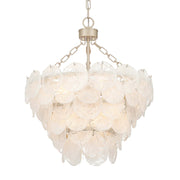 Cascada 8-Light Pendant in Aegean Silver