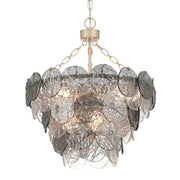Cascada 8-Light Pendant in Aegean Silver
