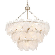 Cascada 11-Light Pendant in Aegean Silver