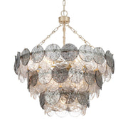 Cascada 11-Light Pendant in Aegean Silver