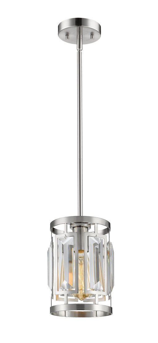 Mersesse 1 Light 5.5" Pendant in Brushed Nickel