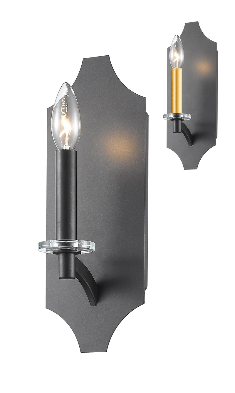Zander 1 Light 4.75" Wall Sconce in Bronze