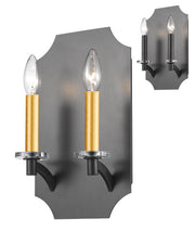 Zander 2 Light 13" Wall Sconce in Bronze