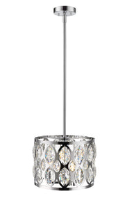 Dealey 3 Light Chandelier in Chrome
