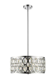 Dealey 5 Light 19.25" Chandelier in Chrome