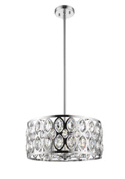 Dealey 5 Light 19.25" Chandelier in Chrome