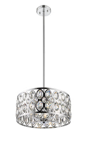 Dealey 5 Light 19.25" Chandelier in Chrome