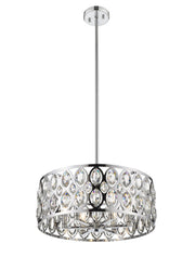 Dealey 6 Light Chandelier in Chrome