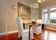 Dealey 2 Light Wall Sconce in Heirloom Brass in a room setting