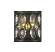 Dealey 2 Light Wall Sconce in Matte Black
