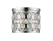 Dealey 3 Light Flush Mount in Chrome