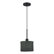 Weavington Drum Mini Pendant in Black