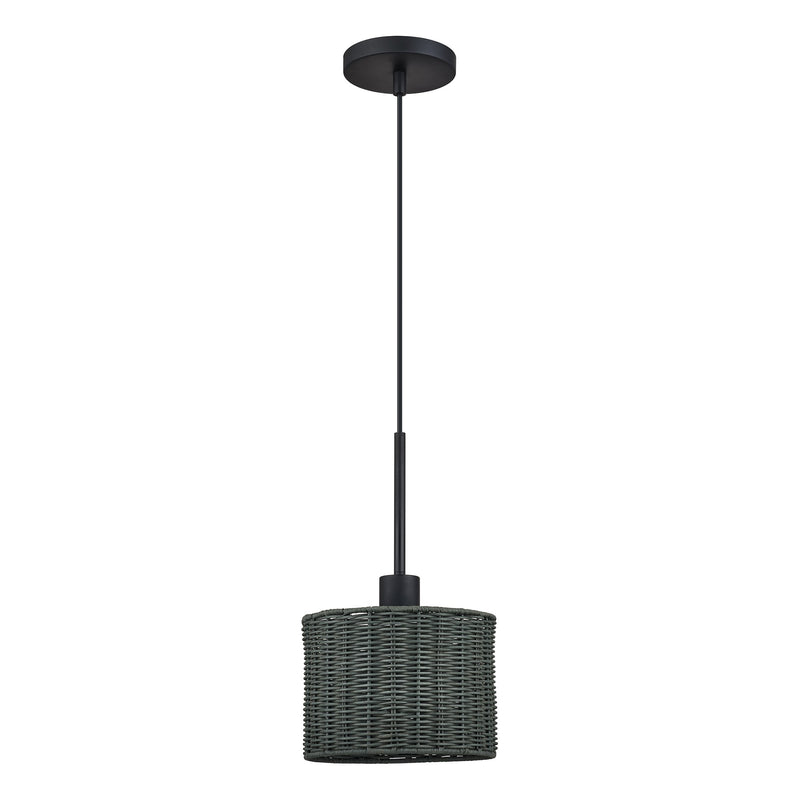 Weavington Drum Mini Pendant in Black