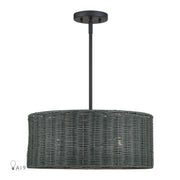 Weavington 3-Light Chandelier in Black