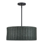 Weavington 3-Light Chandelier in Black