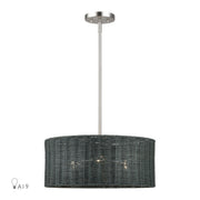 Weavington 3-Light Chandelier in Brushed Nickel