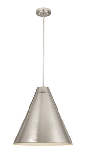 Eaton 1 Light 24" Pendant in Brushed Nickel
