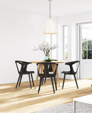 Z-Studio 3 Light 19" Pendant in Satin White in a room setting