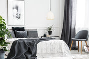 Z-Studio 1 Light 9.5" Pendant in Satin White in a room setting