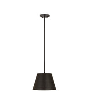 Maddox 1 Light 12" Pendant in Matte Black