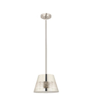 Maddox 1 Light 12" Pendant in Polished Nickel