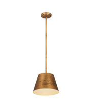 Maddox 1 Light 12" Pendant in Rubbed Brass