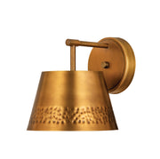 Maddox 1 Light 8" Wall Sconce in Rubbed Brass